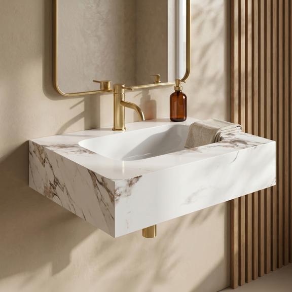 Umywalka ścienna Rea Aresa Cold Jade 60