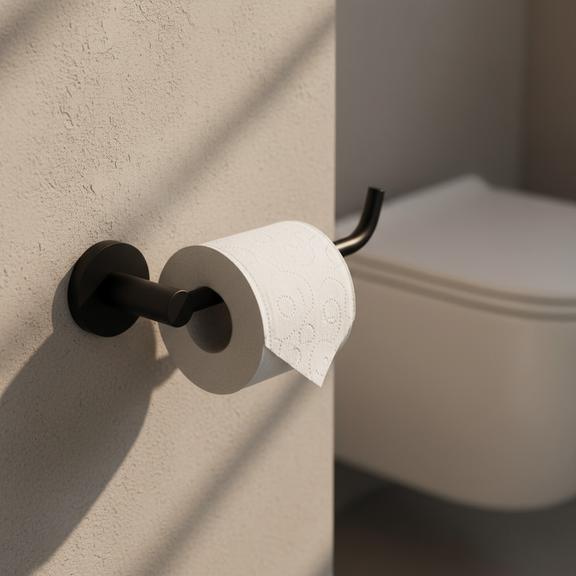Portarrollos de papel higiénico 5609 Leo Black