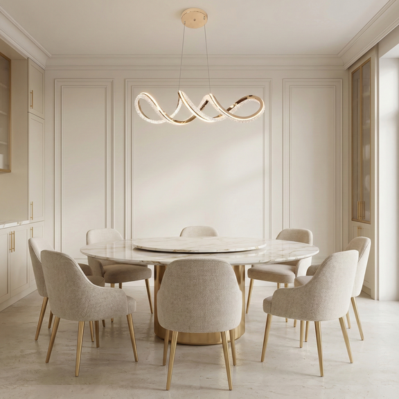 LAMPA SUFITOWA WISZĄCA G154-CP ZŁOTA