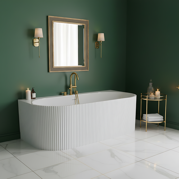 Wanna Akrylowa Przyścienna CORSO 170cm