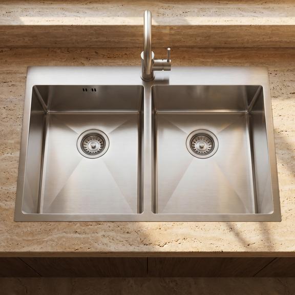 Zlewozmywak stalowy REA Joel Stal szczotkowana