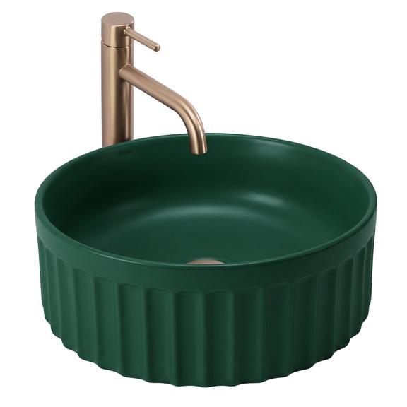 Umywalka nablatowa Rea DUO Matcha Matt