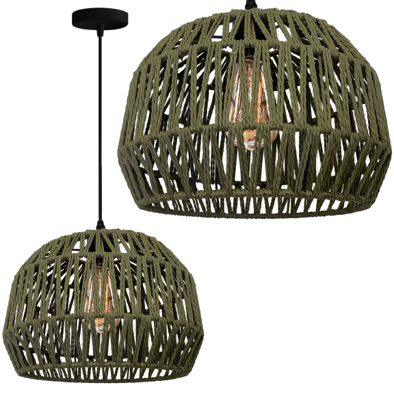 Lampe Boho APP1293-1CP Green