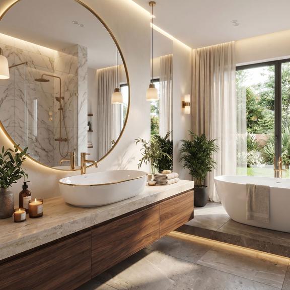 Lavoar de blat Rea CLEO White Gold Edge