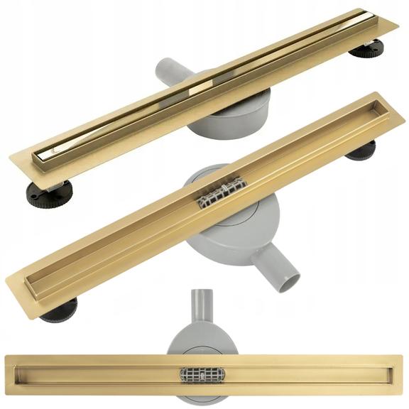 Linear drainage Rea Neo Slim Mirror Gold Pro 90