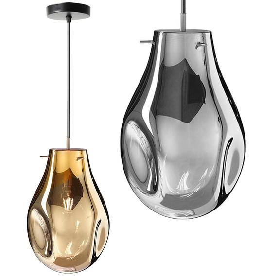 Hängelampe Glas  APP328-1CP Amber