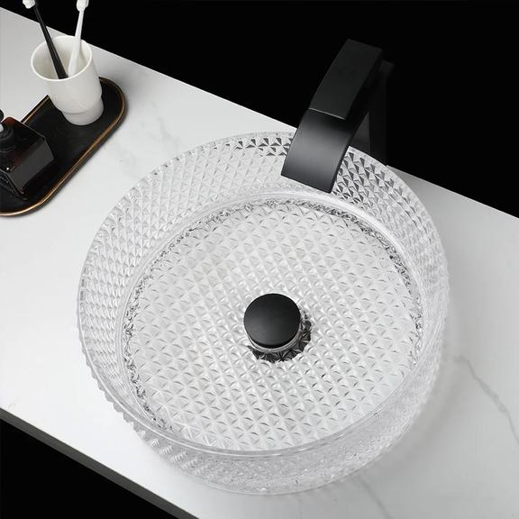 Opzetwastafel REA CRISTAL TRANSPARANT