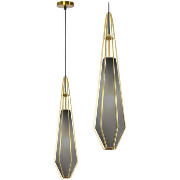 Hängelampe Glas grey APP456-1CP