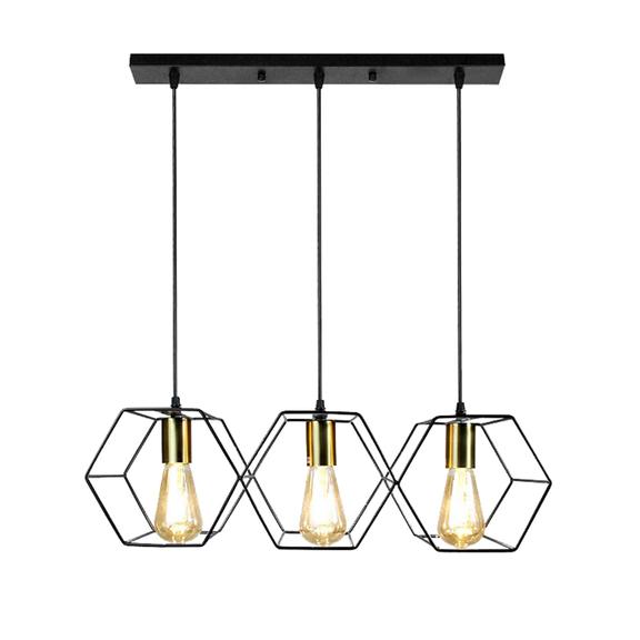 Hängelampe APP1132-3CP Black Gold