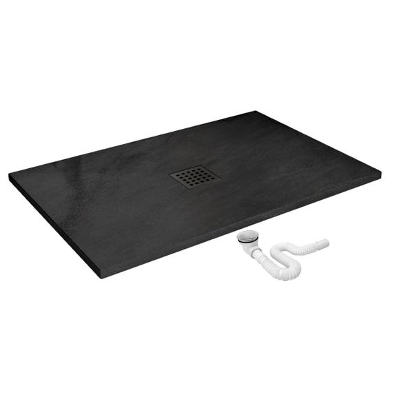 Piatto doccia Rea Black Rock 90x120