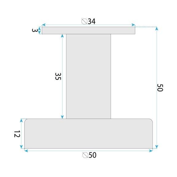 Wieszak łazienkowy 6606A Modern Tytan