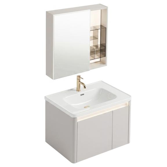 Zestaw mebli łazienkowych z Umywalką DE07-60 Beige 60CM