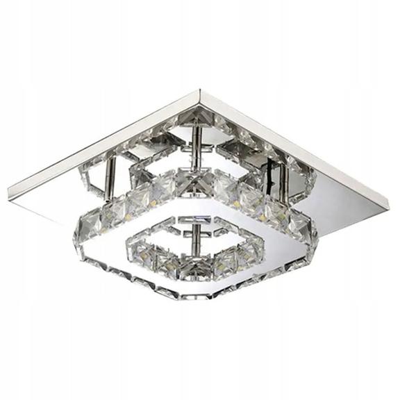 Deckenlampe Kristall quadrat Glamour 8W APP406-C