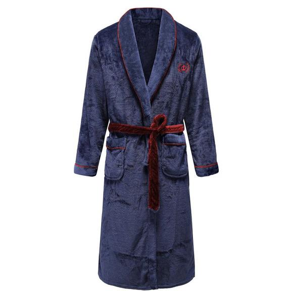 Bathrobe Roger Navy Red Men m