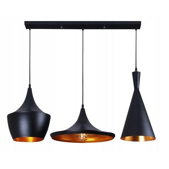 Deckenlampe Costa SET CP Black