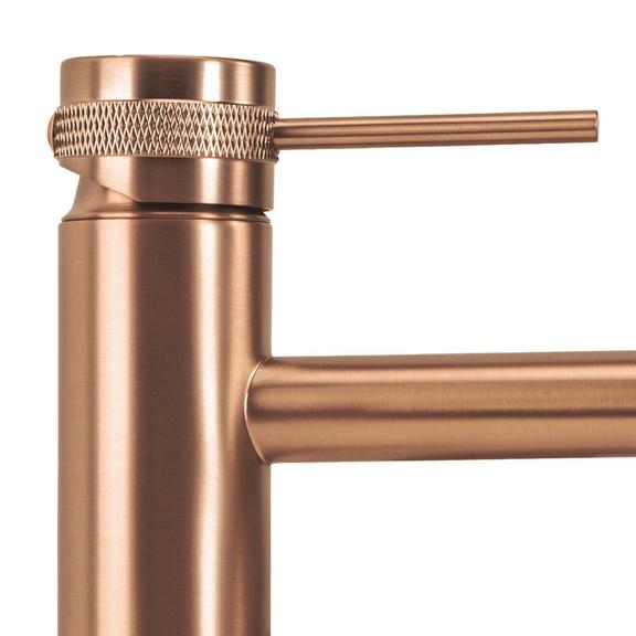Bathroom faucet Rea Lungo Grip Brush Copper low