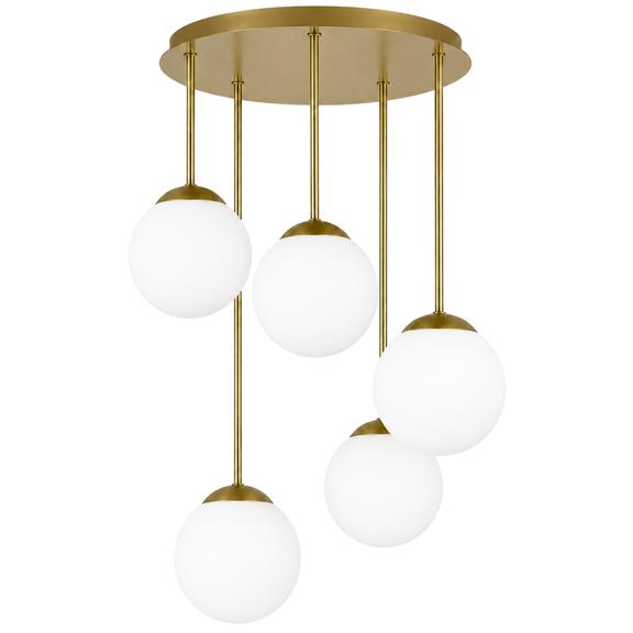 LAMPA SUFITOWA WISZĄCA APP1818-5CPR GOLD