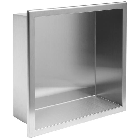 bathroom shelf 30x30 steel brush