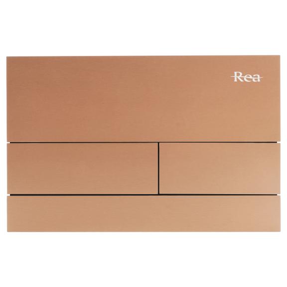 Dugme za okvir za WC školjku K011A-Q Rea T Brush Copper/Brushed Rose Gold