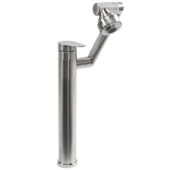 Grifo de baño Rea PACO Nickel Brush INOX High