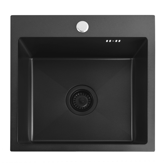 Évier en acier Leo 40 Black