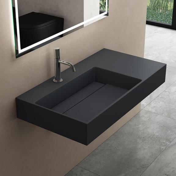 Waschbecken Konglomerat Archi 75 CM Grey MATT