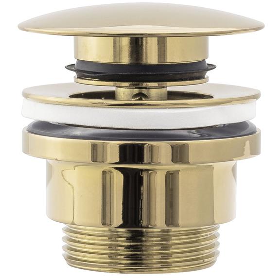 Univerzálna umývadlova výpust REA Click-Clack Gold