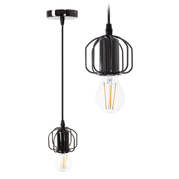 Deckenlampe loft black shine APP595-1CP