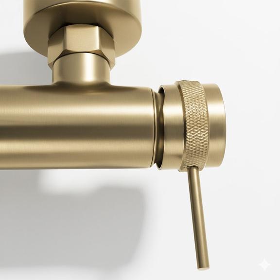 Βρύση μπανιέρας Rea Lungo Grip Brush Gold