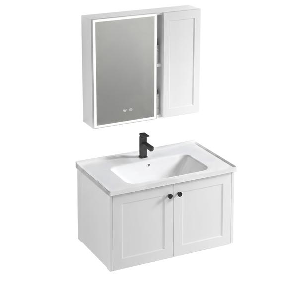 Conjunto de muebles de baño con lavabo Monti 60cm White