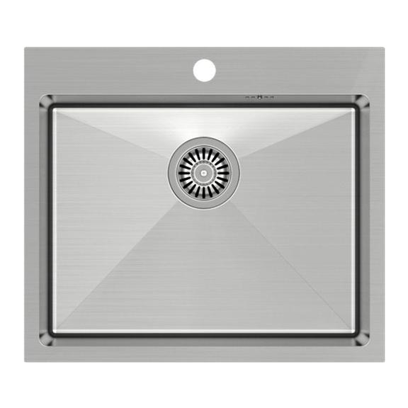 Tērauda izlietne RUSSEL 110 BRUSH NICKEL