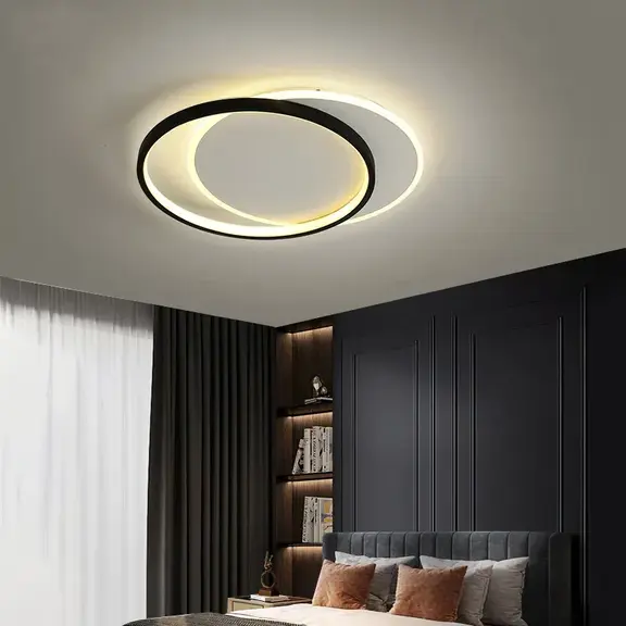 Ceiling lamp LHJ076-C BLACK 40 CM LED