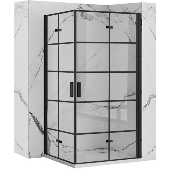 Cabine de douche Rea Molier Black Double 90x110