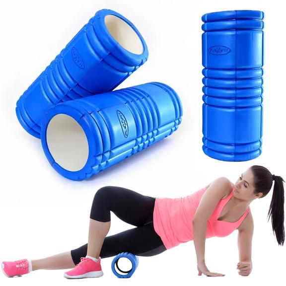 Wałek do masażu Plain Roller Flexifit Niebieski