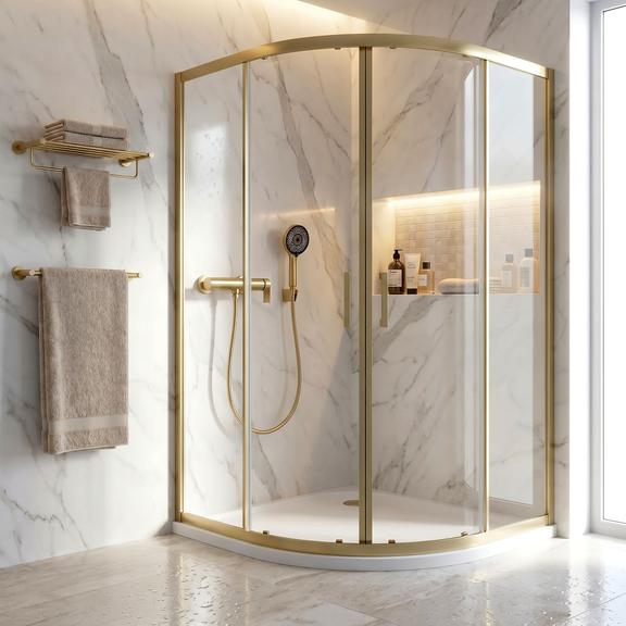 Змішувач для душу Rea Hunter Brushed Gold