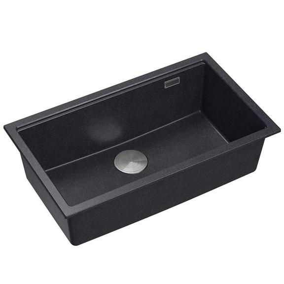 granīta izlietne Logan 110 Black Metallic