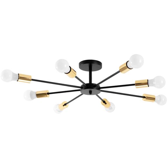 Lampe Spider 8 Black Gold APP502-8C