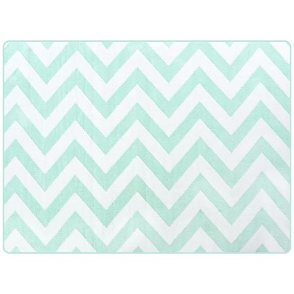 Dywan pluszowy Clover Zig Zag Mint
