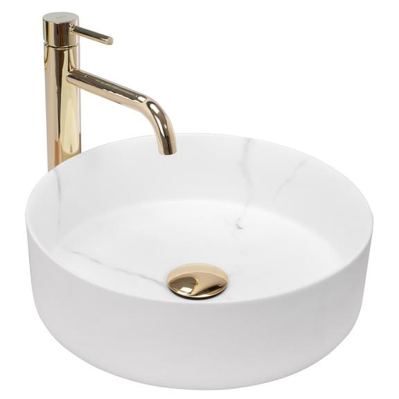 Countertop washbasin Rea Sami Marble Mat