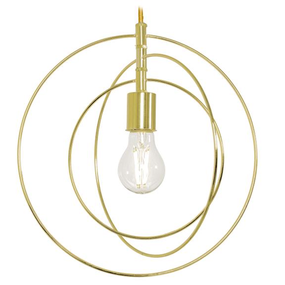 Hängelampe Ring Metall Gold APP286-1CP