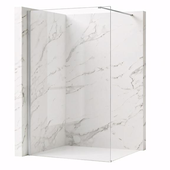 Zuhanyfal Rea Flexi Transparent / Chrome 120