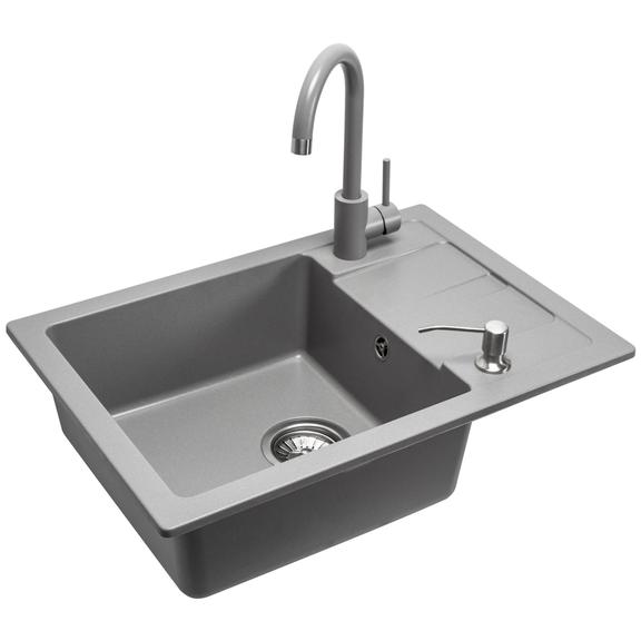 Sinks granit Nils Grey set 5in1