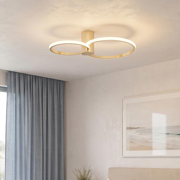 Lampa sufitowa plafon APP1402-CW Złota