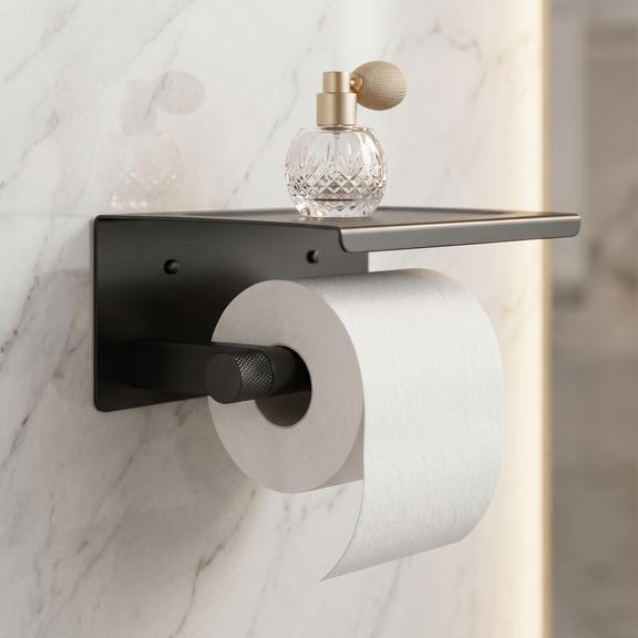 Държач за тоалетна хартия с рафт 39105A ORI Titan