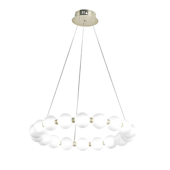 LAMPA WISZĄCA LED G025-CP Jasne złoto