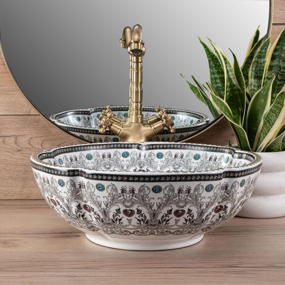 Πάγκος νιπτήρας Rea Asanti  D:42.5 x Y : 15 cm