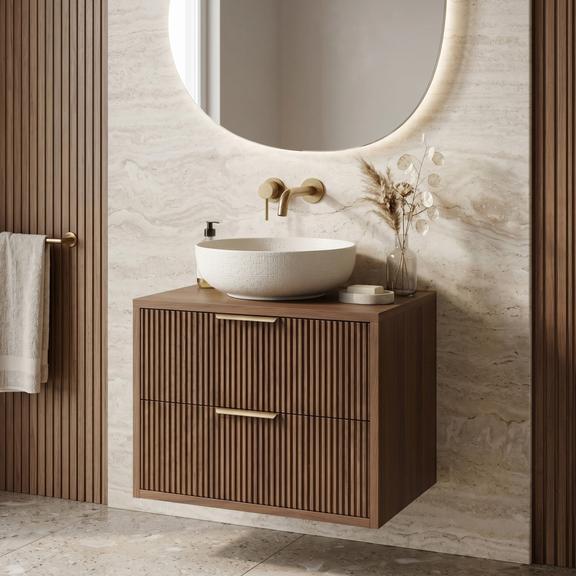 Тумба під умивальник Rea Mono 60cm Brown