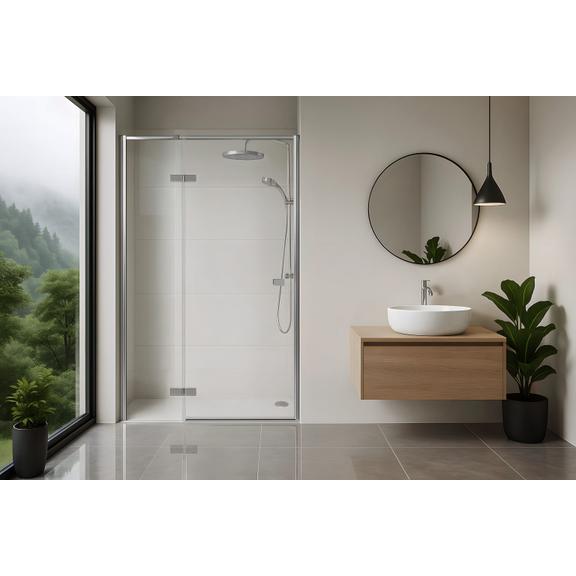 Drzwi prysznicowe Rea Atlas 120 Chrome