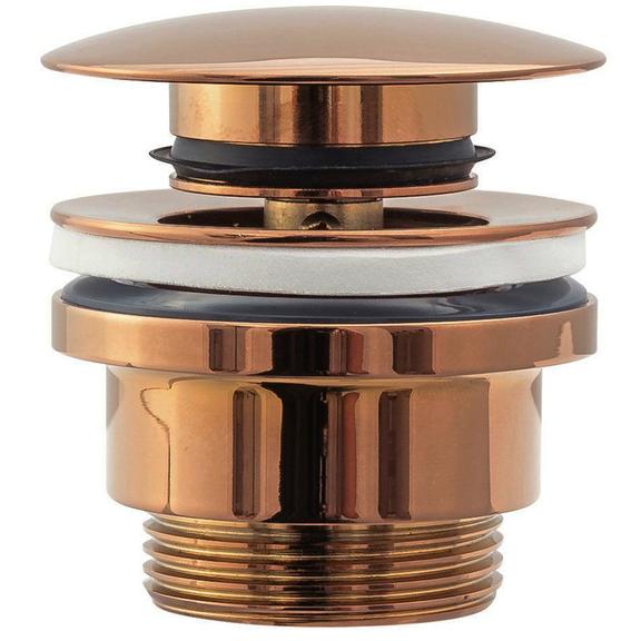 Korek umywalkowy uniwersalny klik-klak Rea Miedź