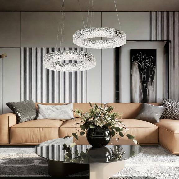 Lampe LED MS004-CP 40cm CHROME